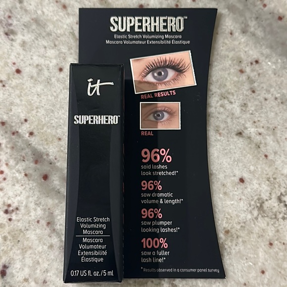 it Cosmetics Superhero Elastic Stretch Mascara Travel Size - Picture 2 of 4